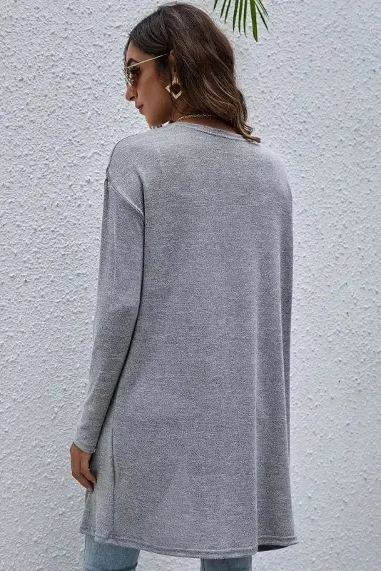 Loft Layer Open Front Cardigan – Lightweight, Oversized, Boho Chic-1